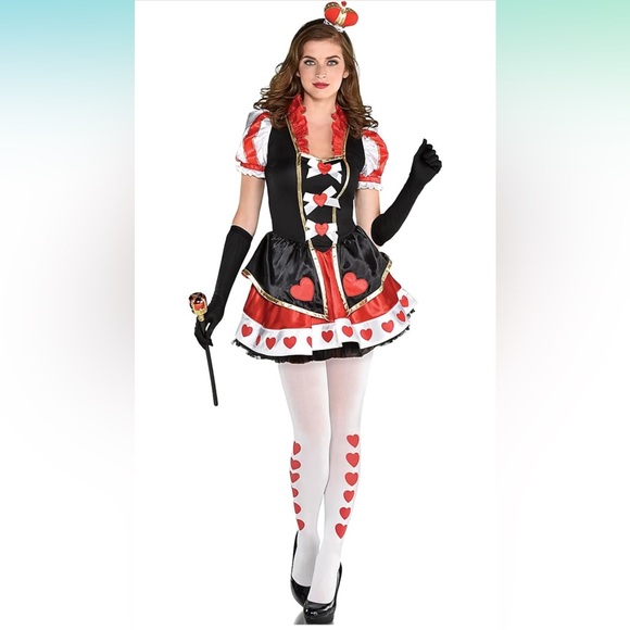 Queen of Hearts Women’s Costume XL - Picture 1 of 6